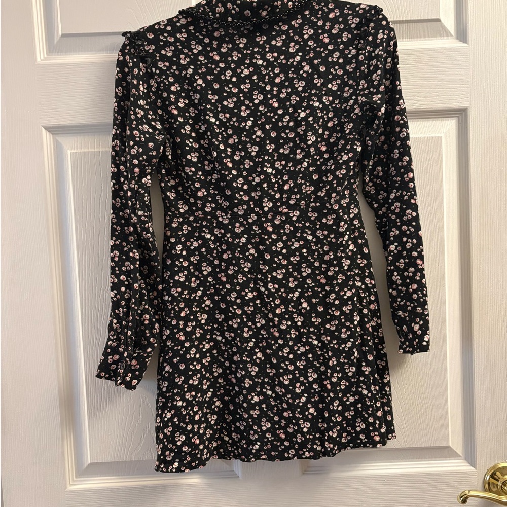 Floral Long Sleeve Dress Wild Fable Dress - Picture 5 of 6